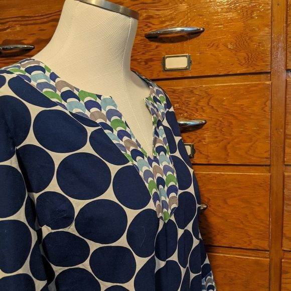 Boden 3/4  sleeve cotton tunic - Picture 4 of 8